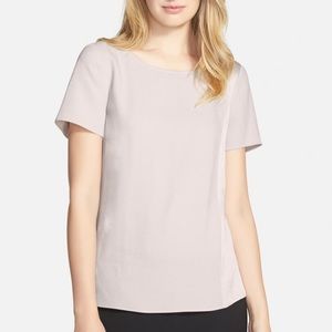 BOSS Itrasa Satin Panel Blouse